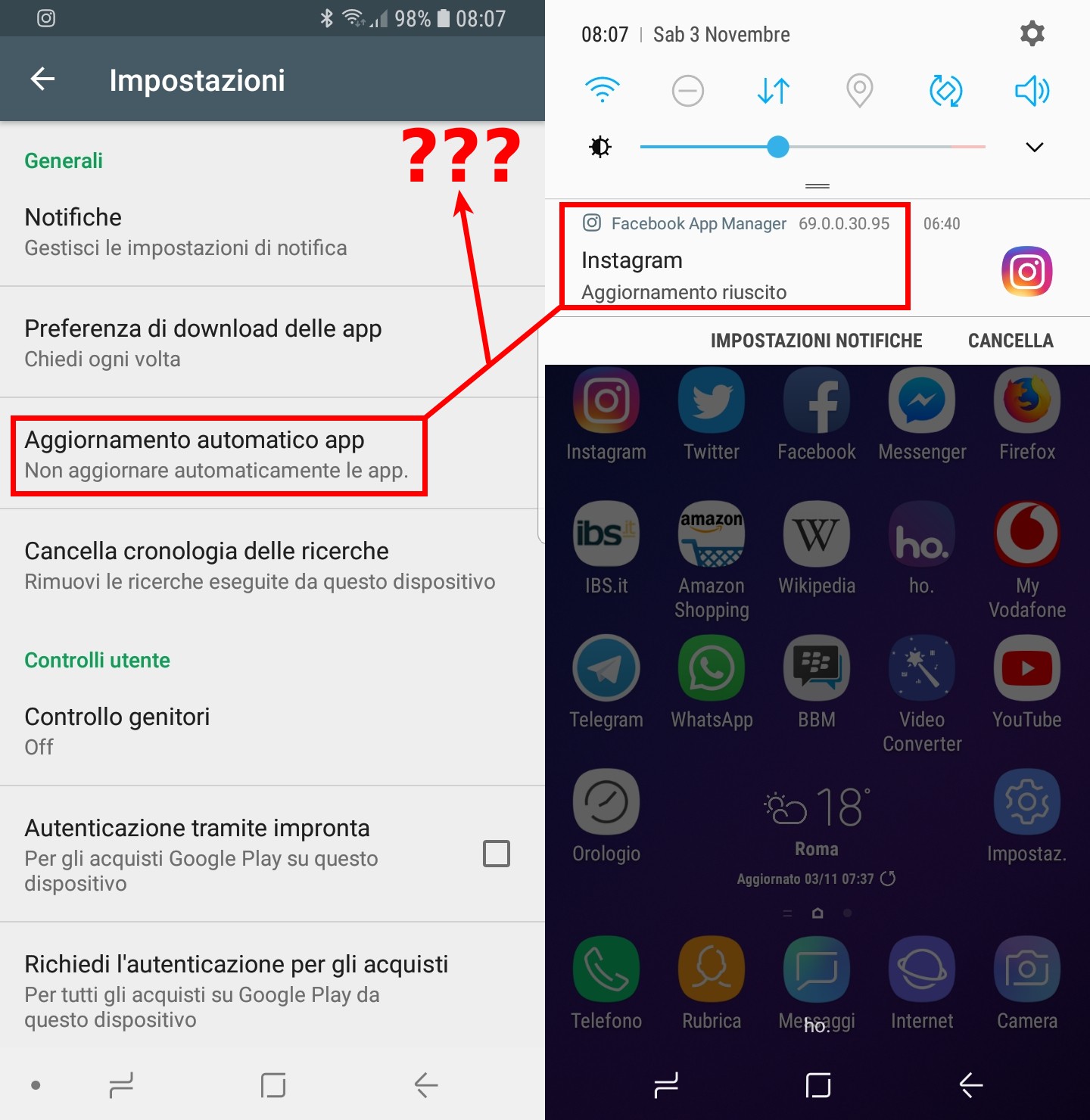 Non Riesco Ad Aggiornare Le App Android